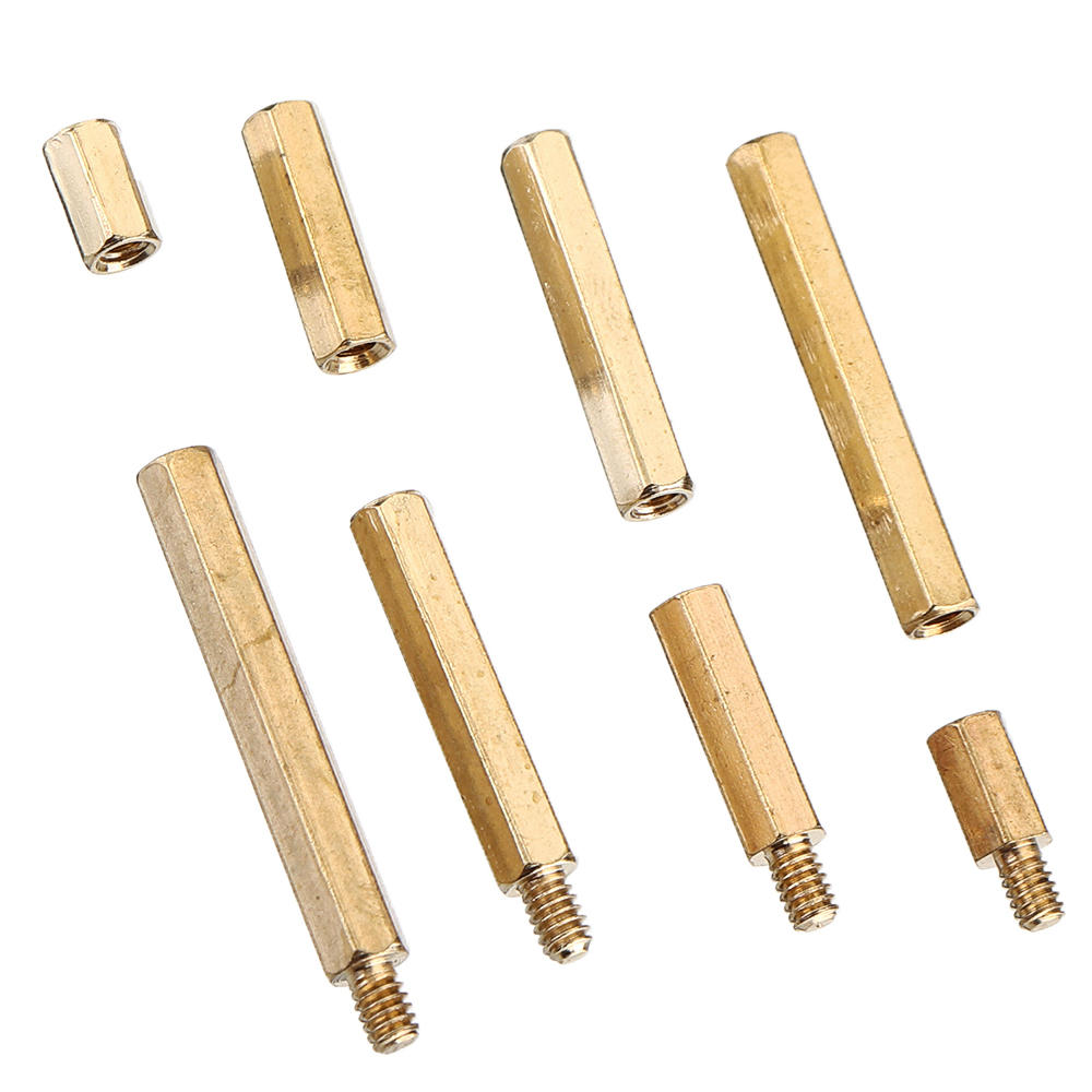 320Pcs M2 Male-Female Brass Hex Column Standoff Support Spacer Pillar for PCB Board