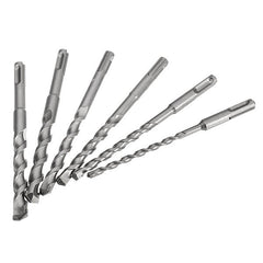 6Pcs 6 to 16mm Electric Hammer Drill Bit Set 160mm Carbide Tip SDS Plus Shank Concrete Bits