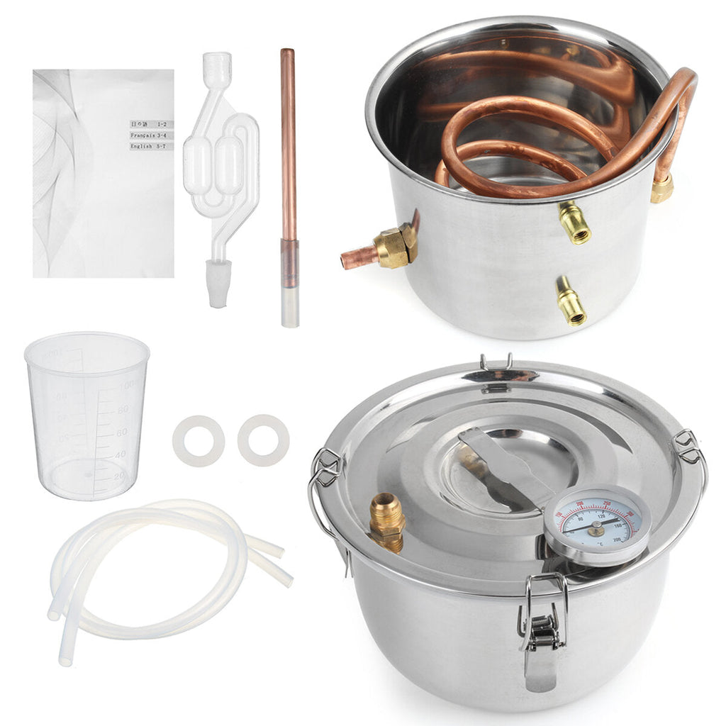 2L Alcohol Supporting Equipment Stainless Steel Distiller Pure Dew Machine