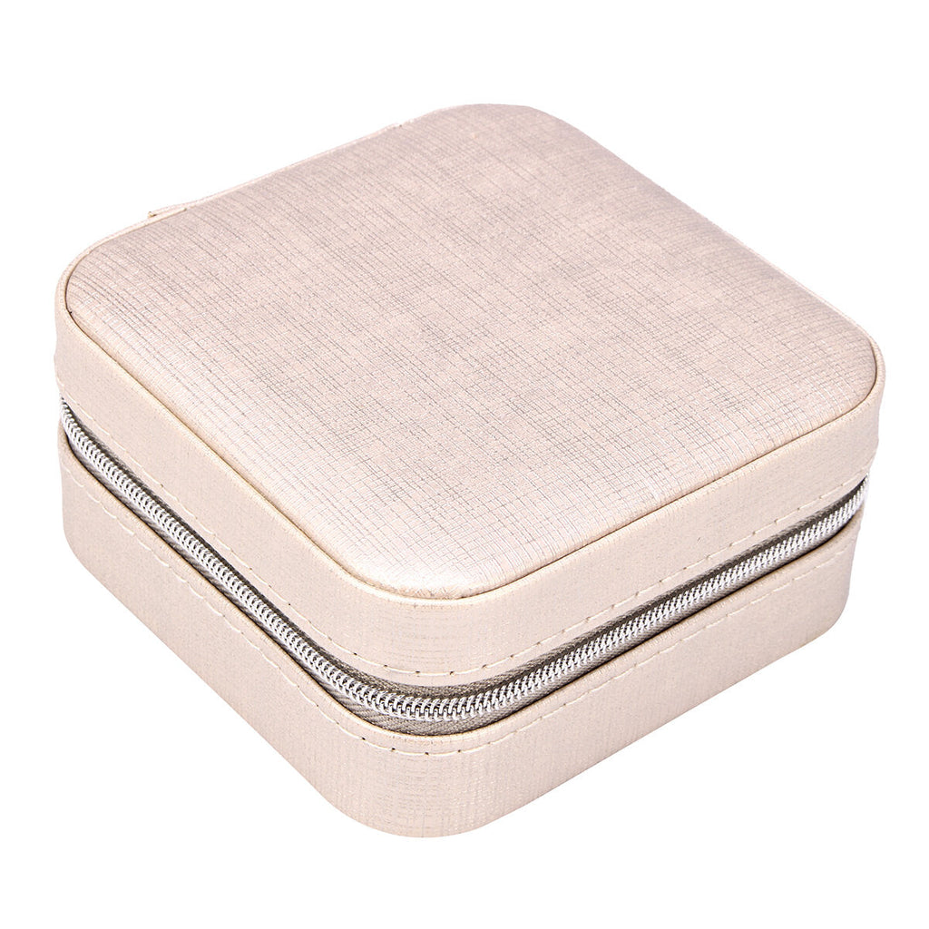 Portable Travel Jewelry Box Case Ring Earring Necklace Storage Display Organizer