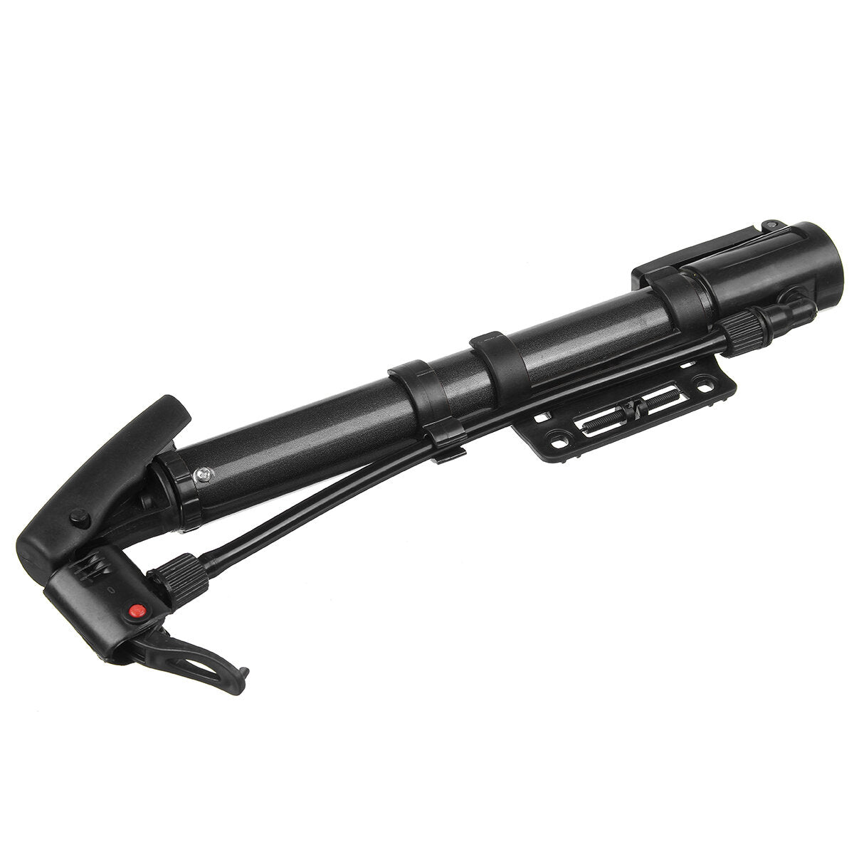 120PSI High Pressure Air Pump Alloy Floor Standing Bike Motorcycle Tyre Pump with Ball Pin