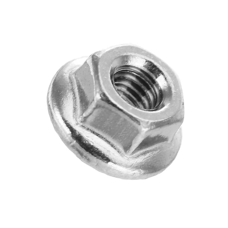 M3SN5 50Pcs M3 304 Stainless Steel Hex Serrated Flange Lock Nuts