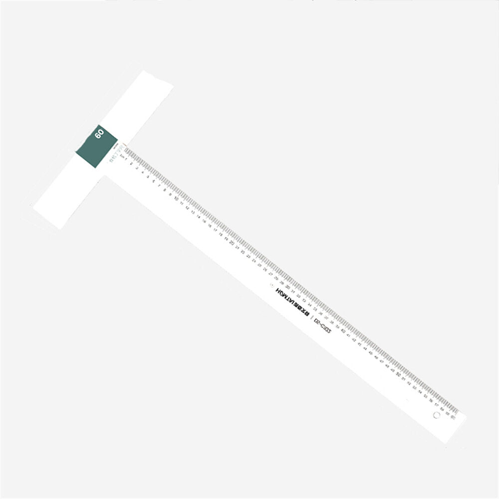 60/90cm T-ruler Plexiglass Professional Drawing Ruler DIY Craft General Work Measuring Tool Stationery Office Supplies