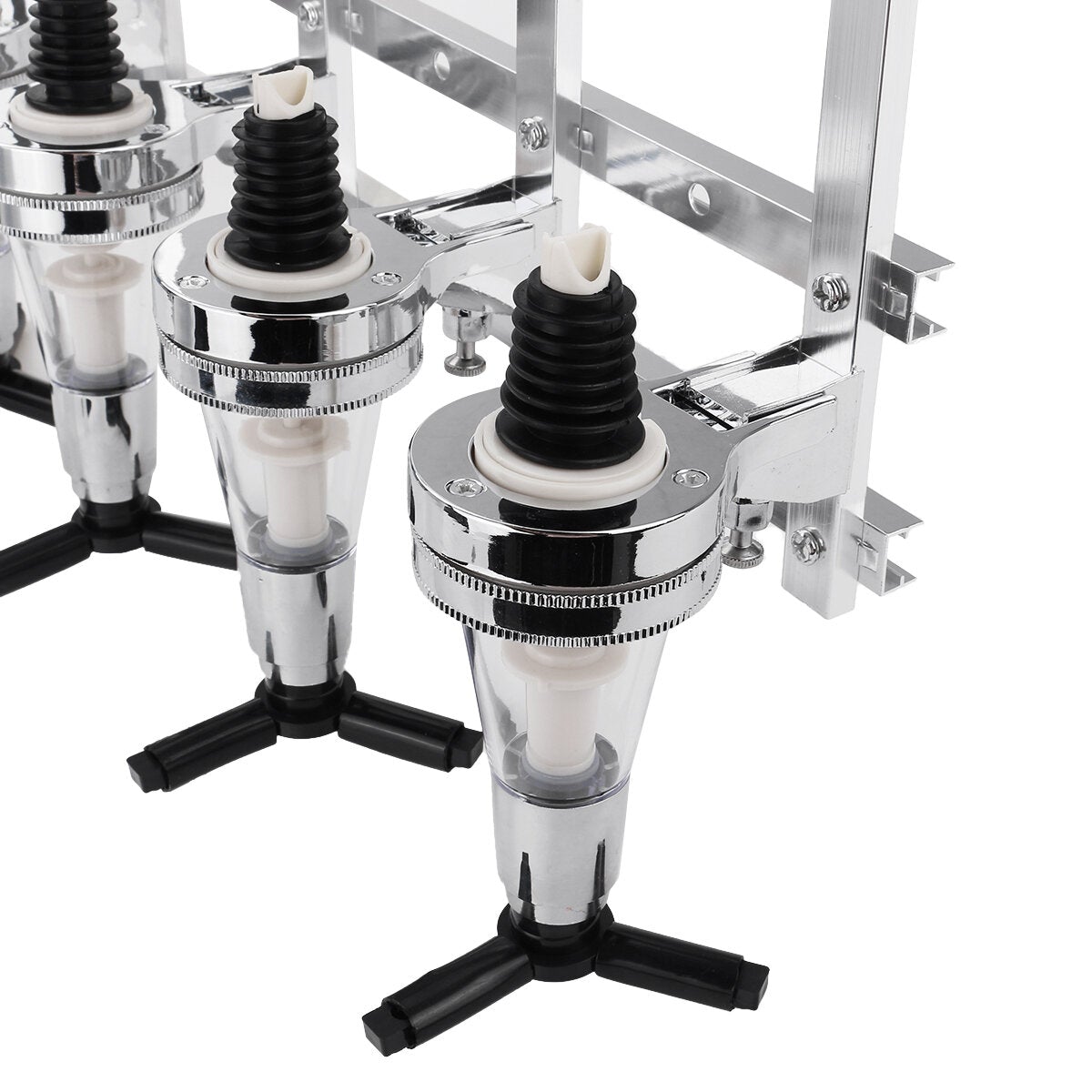 6 Bottles Rotary and Wall Mounted Aluminum Alloy Bar Butler Drink