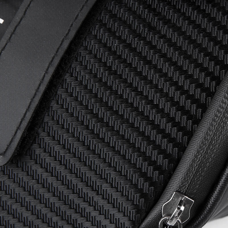 Bicycle Rear Seat Tail Bag Reflective Warning Strip Hard Shell Hang Tail Light