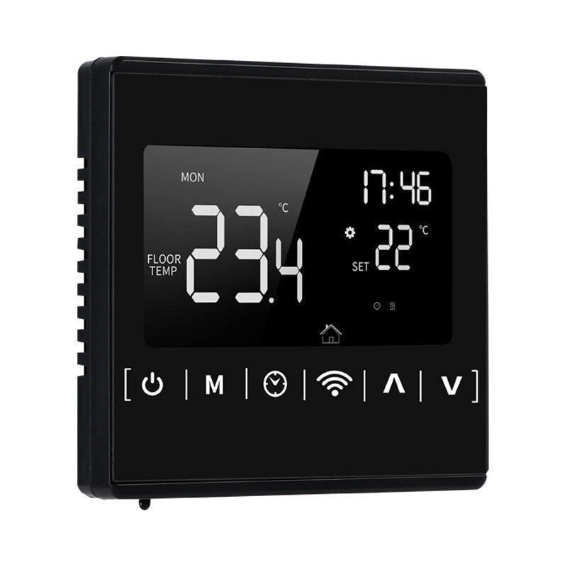 Touch Screen WiFi Thermostat APP Remote Control for Water Heating Voice Temperature Controller 250V 3A