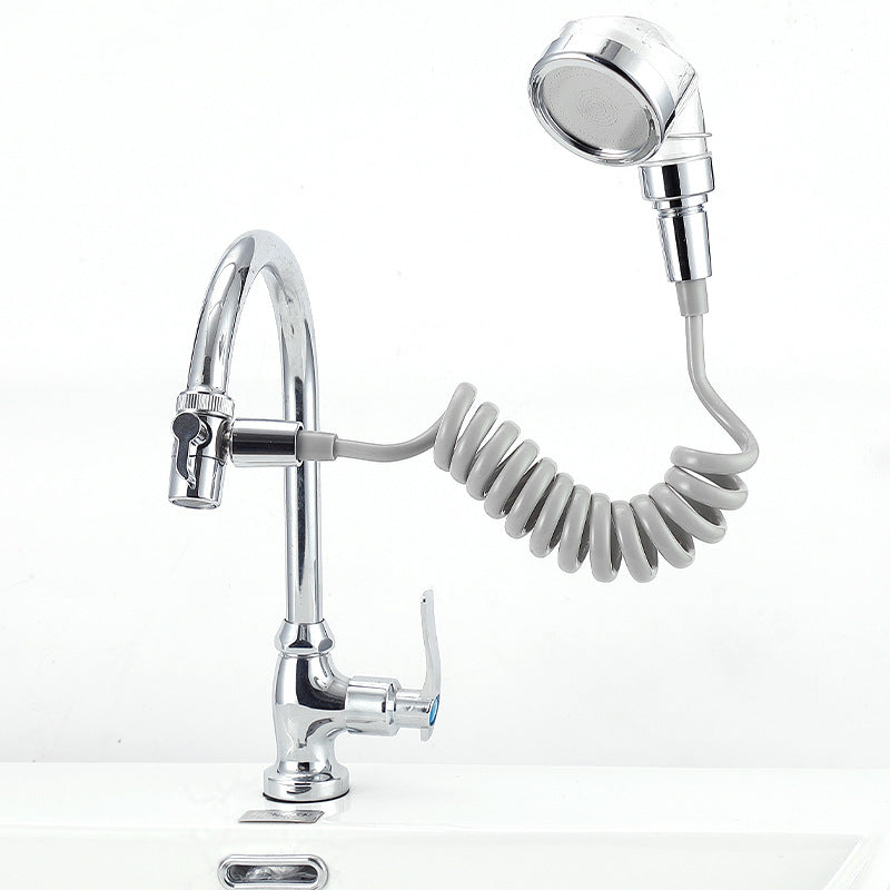 Bathroom Wash Face Basin Water Tap External Shower Head Toilet Hold Filter Flexible Hair Washing Faucet Rinser Extension Set