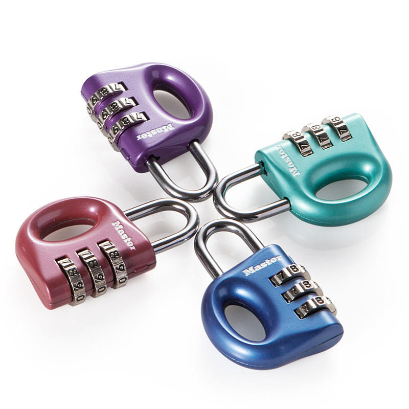 Mini 3 Digital Combination Security Padlock Zinc Alloy Travel Luggage Drawer Bags Lock