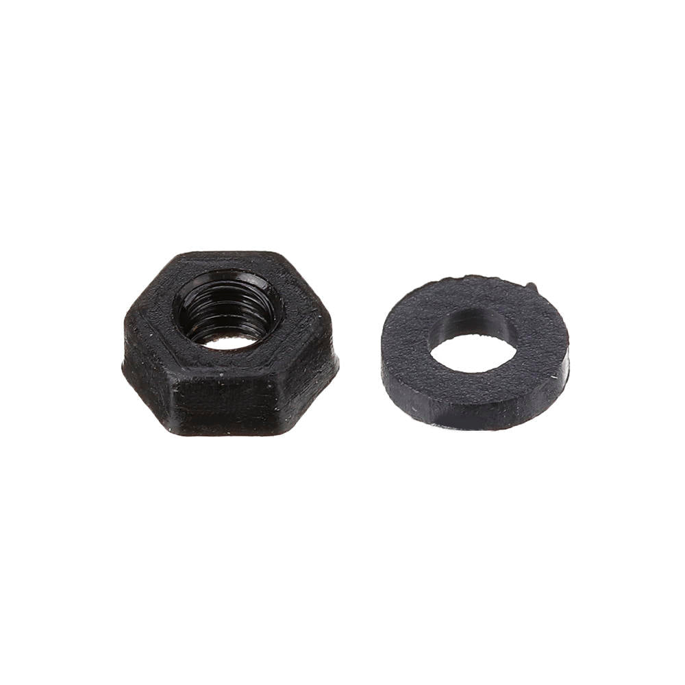 500Pcs M2.5 Nylon Screw Bolt Black Round Cross Screw Hex Nut Spacer Nylon PCB Assortment