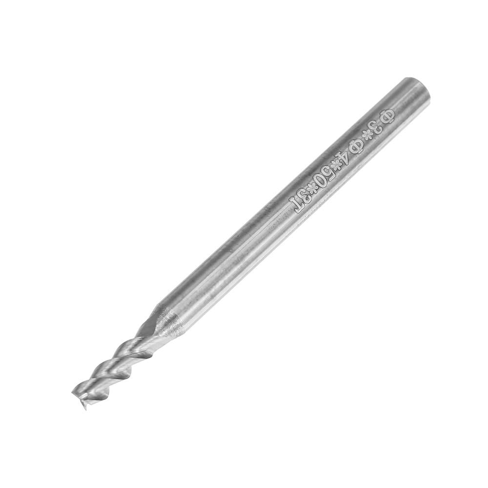 10pcs 3mm HRC58 3 Flutes End Mill Cutter Tungsten Carbide CNC Milling Cutter Tool for Aluminum