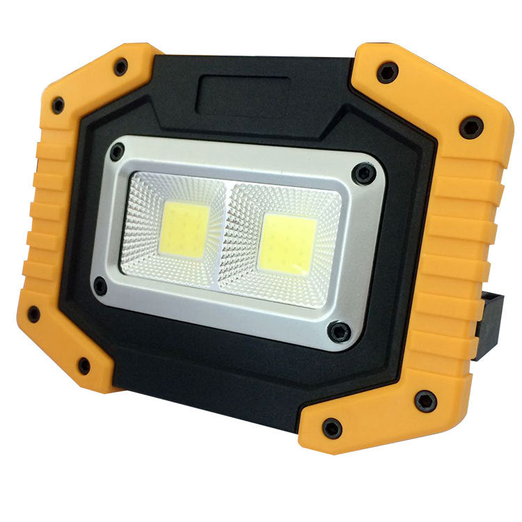 30W COB LED Work Light Waterproof Rechargeable LED Floodlight for Outdoor Camping Hiking Fishing Emergency Car Repairing 