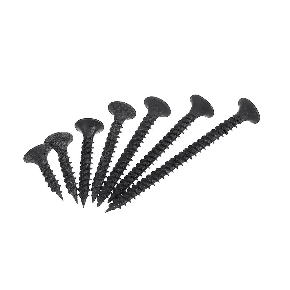 220Pcs/Set M3.5 Carbon Steel Flat Countersunk Head Cross Woodworking Screws Self Tapping Wood Screw Kit