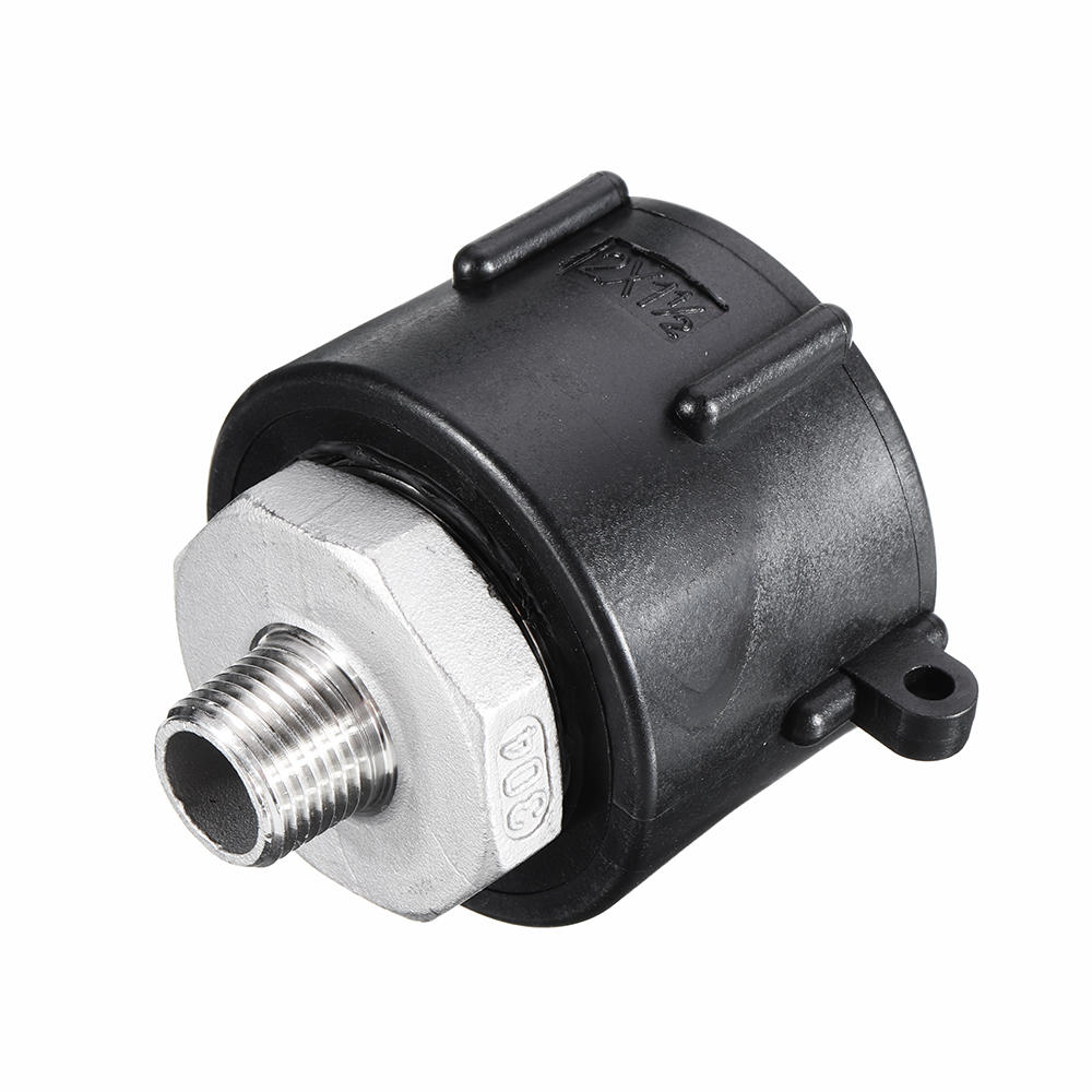 Water Tank Adapter Stainless Steel Male Coarse Thread Quick Connect Hose Pipe Tap Replacement Valve Fitting Parts