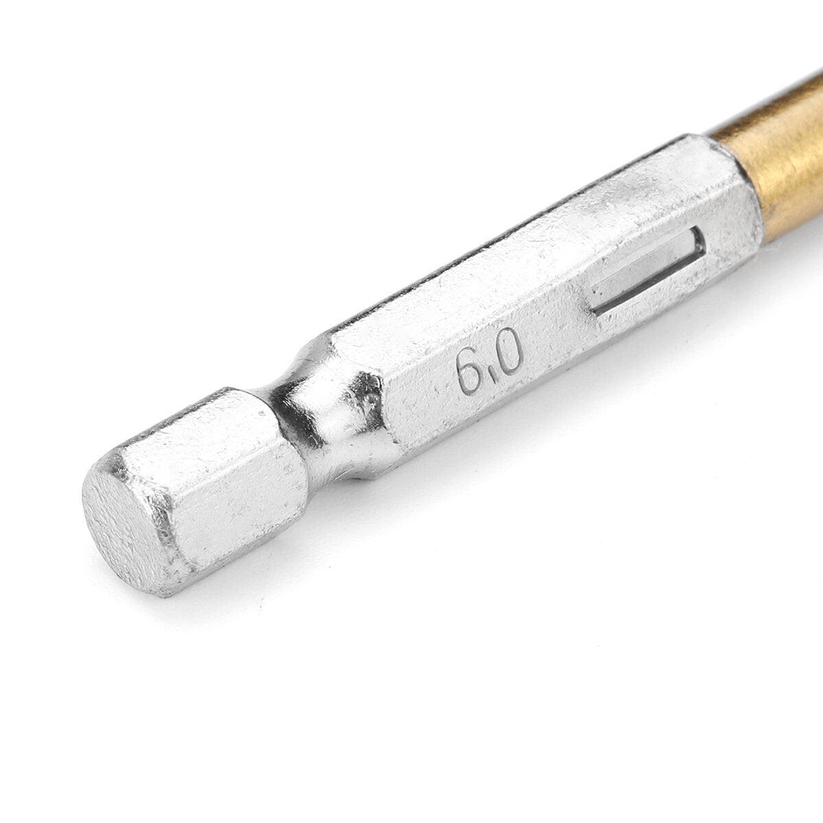 13Pcs HSS Drill Bit Titanium Coated Twist Bits Hex Shank 1.5-6.5mm High Speed Steel Set