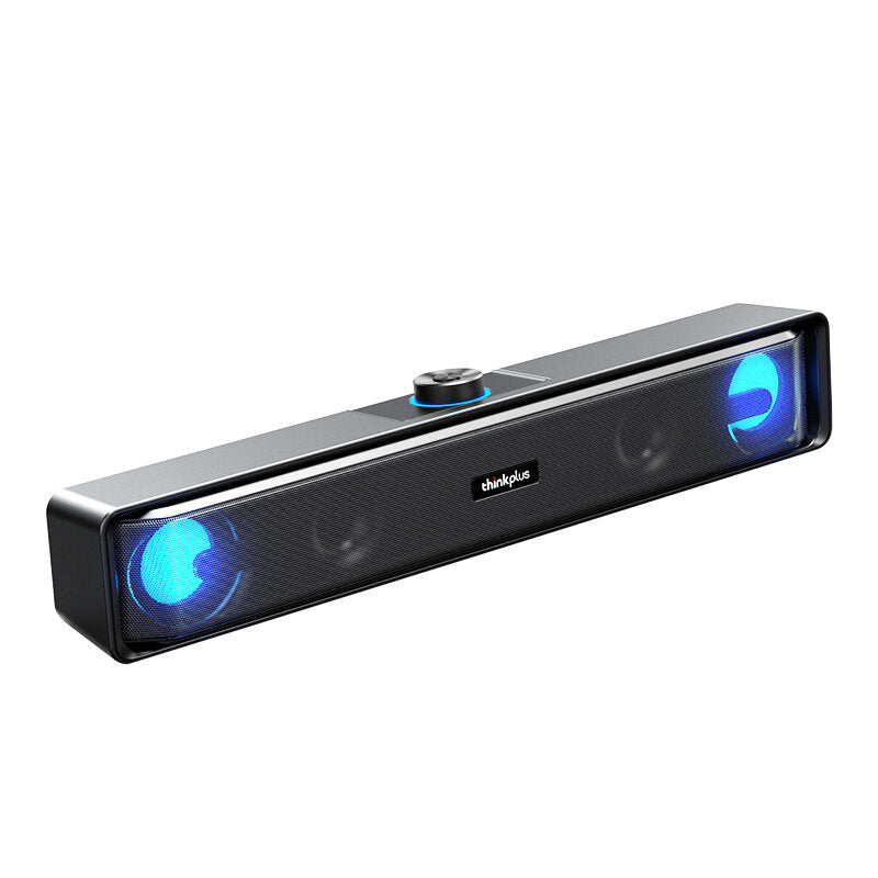 Desktop Speaker 6D Stereo Surround Sound Subwoofer Two Dual Bass Bluetooth V5.0 Thinkplus Speaker USB 3.5mm Wired Soundbar Music Player