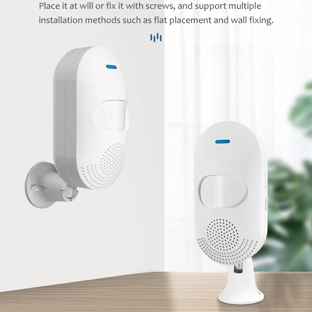 WIFI Independent Infrared Detection Alarm PIR Motion Detector Sensor for Home Security Work With Alexa