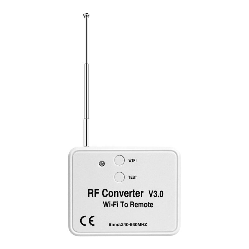 Universal Wireless WIFI to RF Controller Phone Remote Control for Smart Home 240MHZ~930MHZ