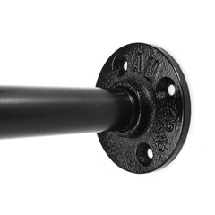 Industrial Iron Pipe Wall Mounted Clothes Rail Coat Towel Storage Vintage Rack Cloth Hanger Shelf