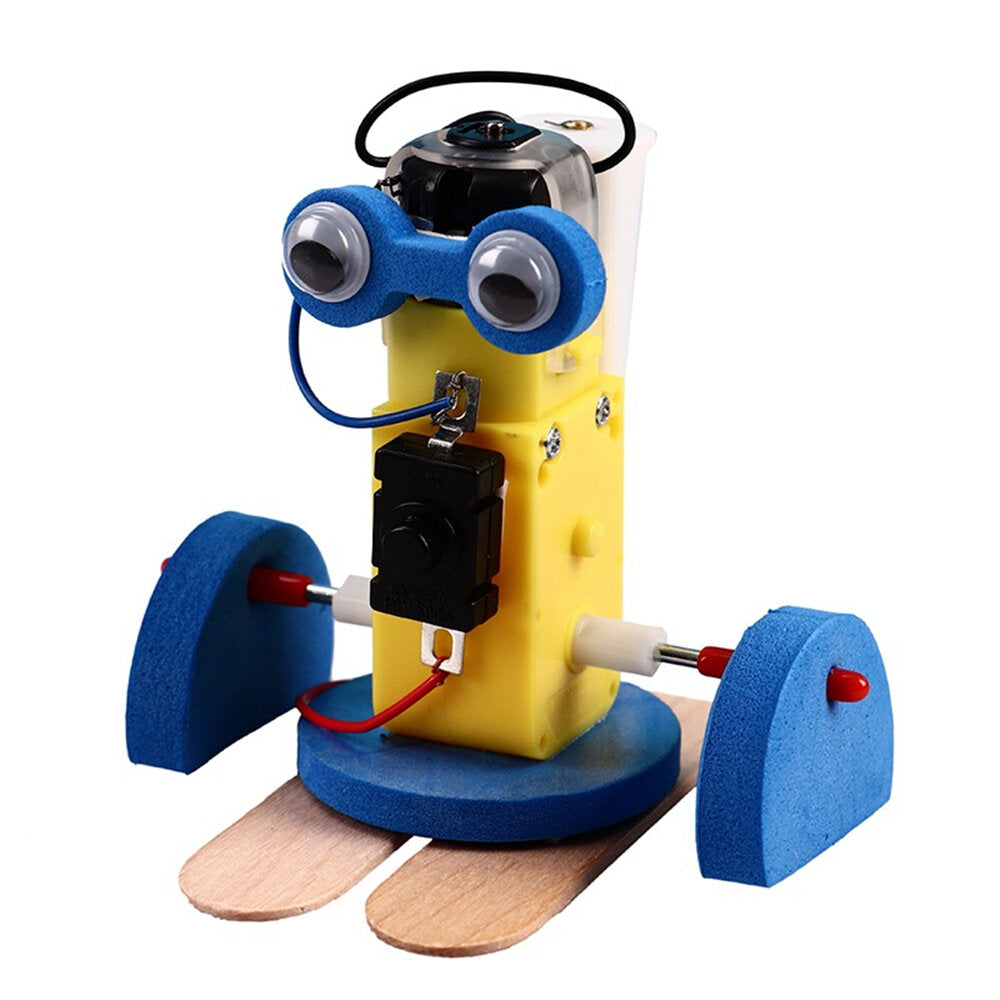 DIY Assembly Crawling Robot Kit 3D Model Early Education Puzzle Game Toys Intelligent Handmade Set Science Tool for Kids