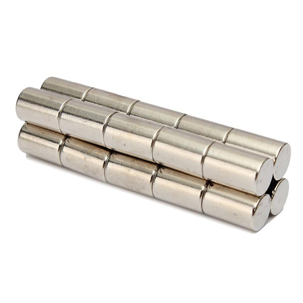 20pcs N50 10mmx15mm Super Strong Round Rare Earth Neodymium Magnets