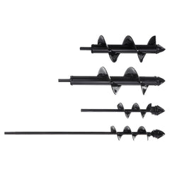 Upgrade Hard Alloy Head Spiral Auger Drill Bit Non-Slip Flower Bulb Auger Rust Proof Planter Hole Digger Bit for Hex Drive Drill