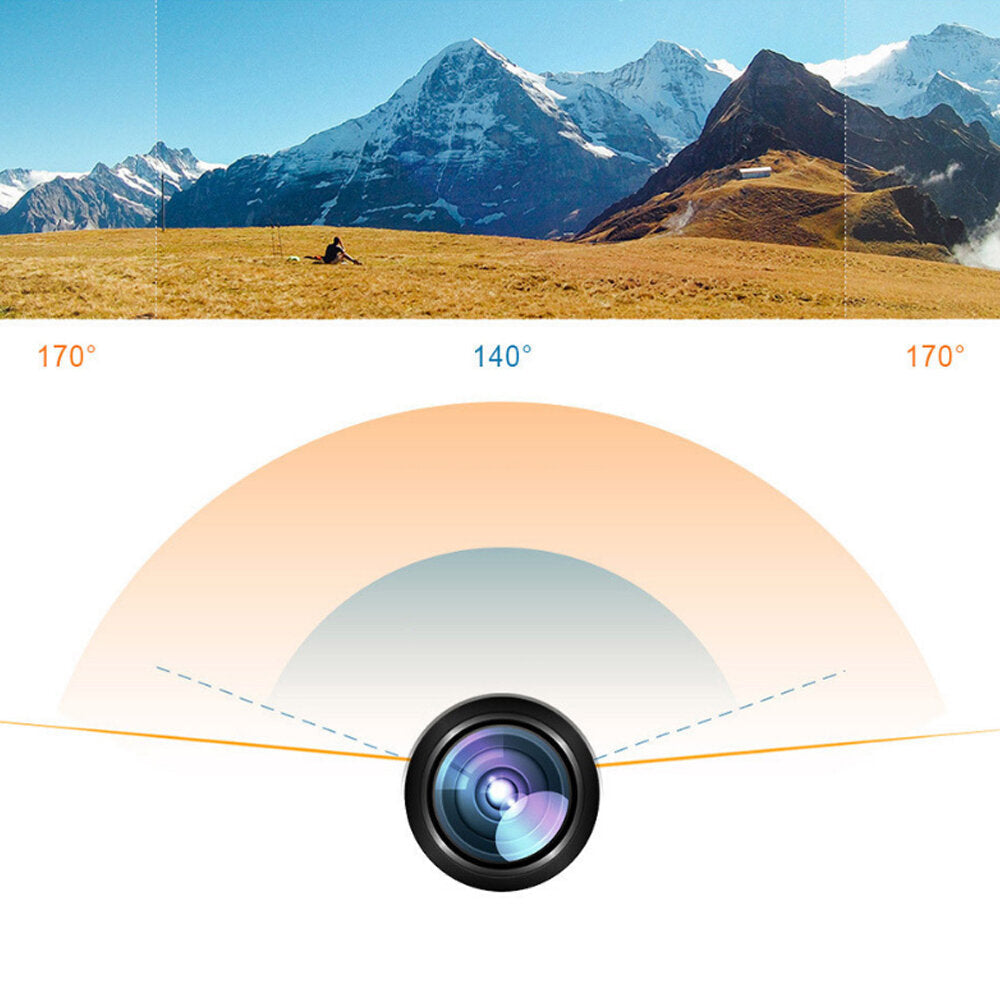 Bike Camera 2inch TFT Screen 14 Million Image A12 Chip 30M 4k/30fps Waterproof Sport Camera Outdoor Cycling