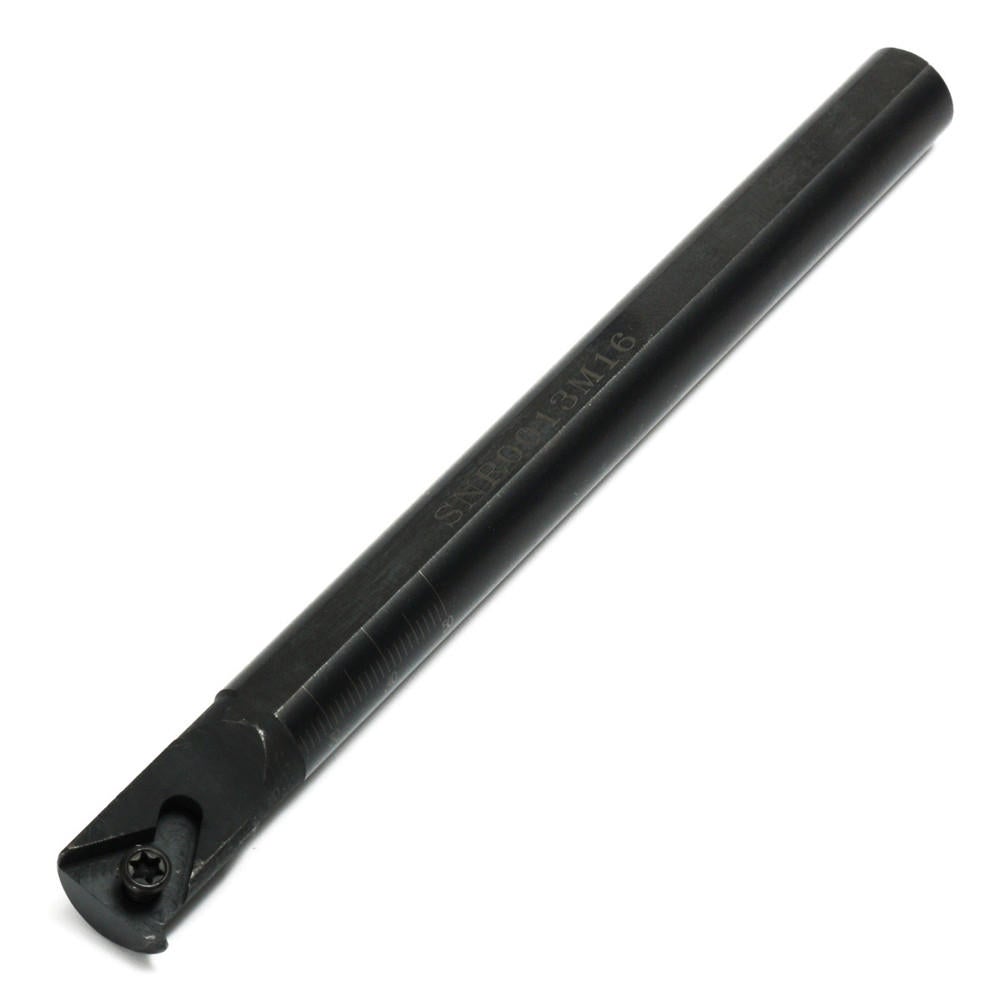 Lathe Turning Tool Holder with 10pcs 16IR AG60 Inserts