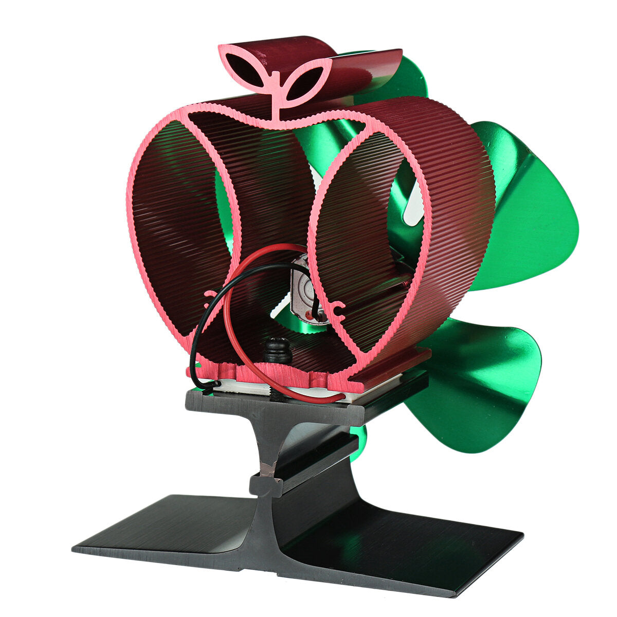 5 Blade Fireplace Fan Christmas Heat Powered Stove Fan Wood Burner Quiet Efficient Heat Distribution Fan Home Winter