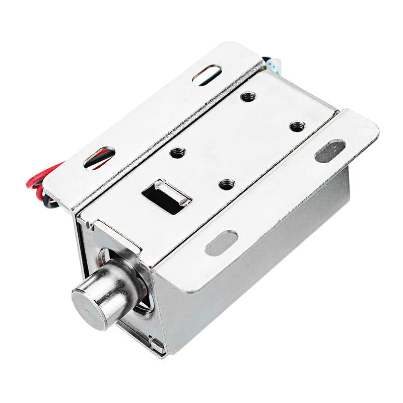 12V DC 0.8A Electric Lock Assembly Solenoid Cylindrical Cabinet Door Drawer