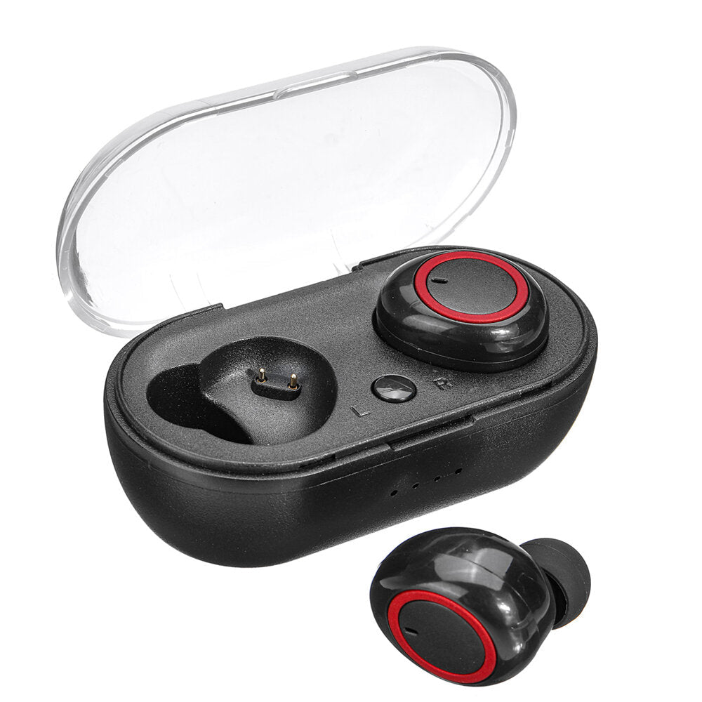 TWS Bluetooth 5.0 Wireless Stereo Large Capacity Auto Pairing Lightweight Hi-Fi Earphone With Charging Box