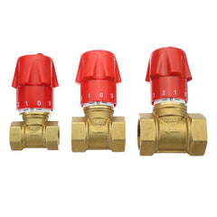 1/2" 3/4" 1" Brass One Way Flow Control Valve Auto G Thread Female Valves Switch