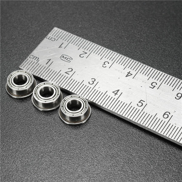 10pcs 5x10x4mm Flanged Ball Bearings Double Shielded Ball Bearing