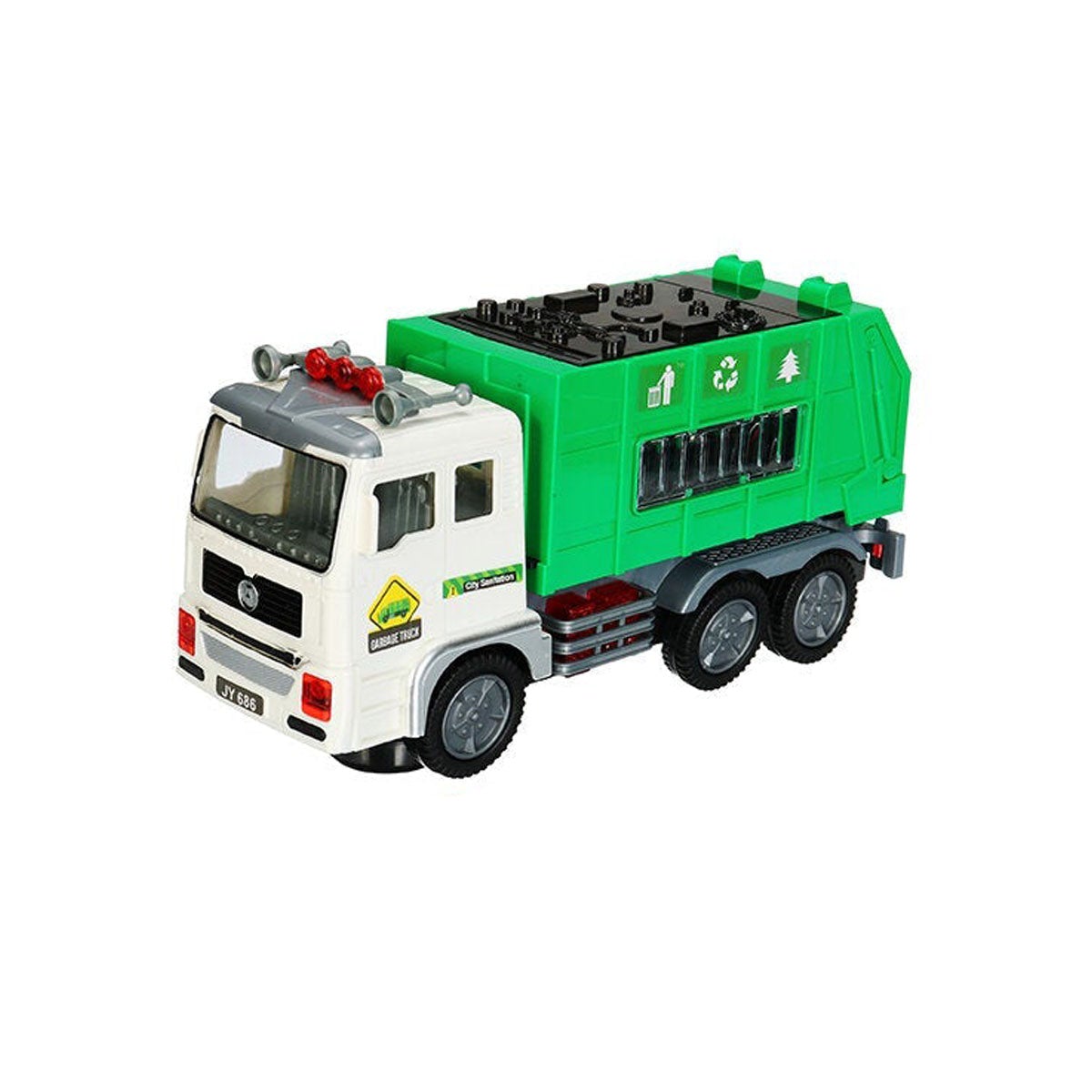 Large Simulation Electric Car Universal Engineering Vehicle Toy 4D Light Music Children's