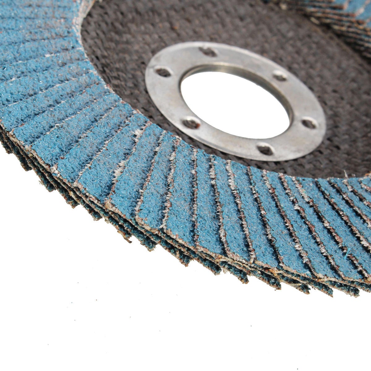 10pcs 115mm Flap Sanding Disc 60 Grit Angle Grinder Wheel Grinding Polishing Wheel