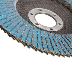 10pcs 115mm Flap Sanding Disc 60 Grit Angle Grinder Wheel Grinding Polishing Wheel