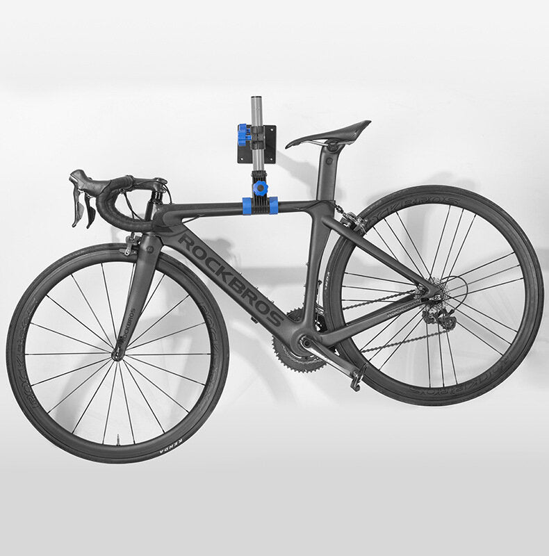 Bicycle Hanging Wall Mount Bike Repair Stand MTB Road Bike Rack Indoor Fixed Multi-angle Quick Release Repair Station