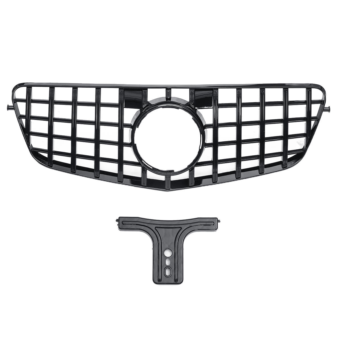 GT Style Front Hood Grille Grill For Mercedes-Benz E-Class