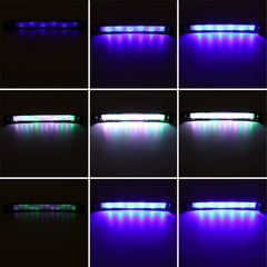 32CM 24LED RGB Aquarium Fish Tank Light 2 Modes Double Drainage Water Grass Lamp