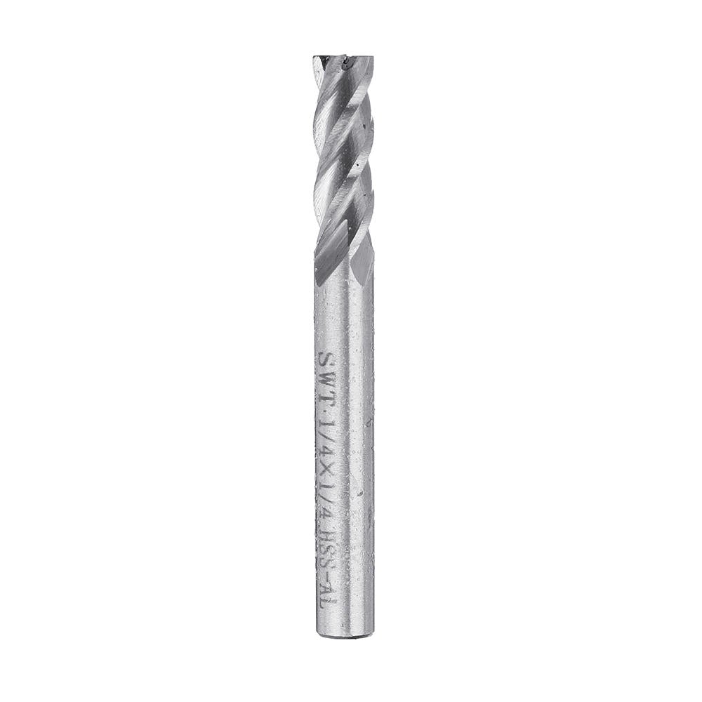 6pcs 3/16-1/2 Inch Imperial Milling Cutter 4 Flutes Spiral CNC End Mill