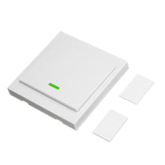 3pcs 1CH Transmitter Sticky RF TX Smart For Home Living Room Bedroom 433MHZ 86 Wall Panel RF/RFR3/Slampher/iFan03/4CHProR2/TX Series/433 RF Bridge
