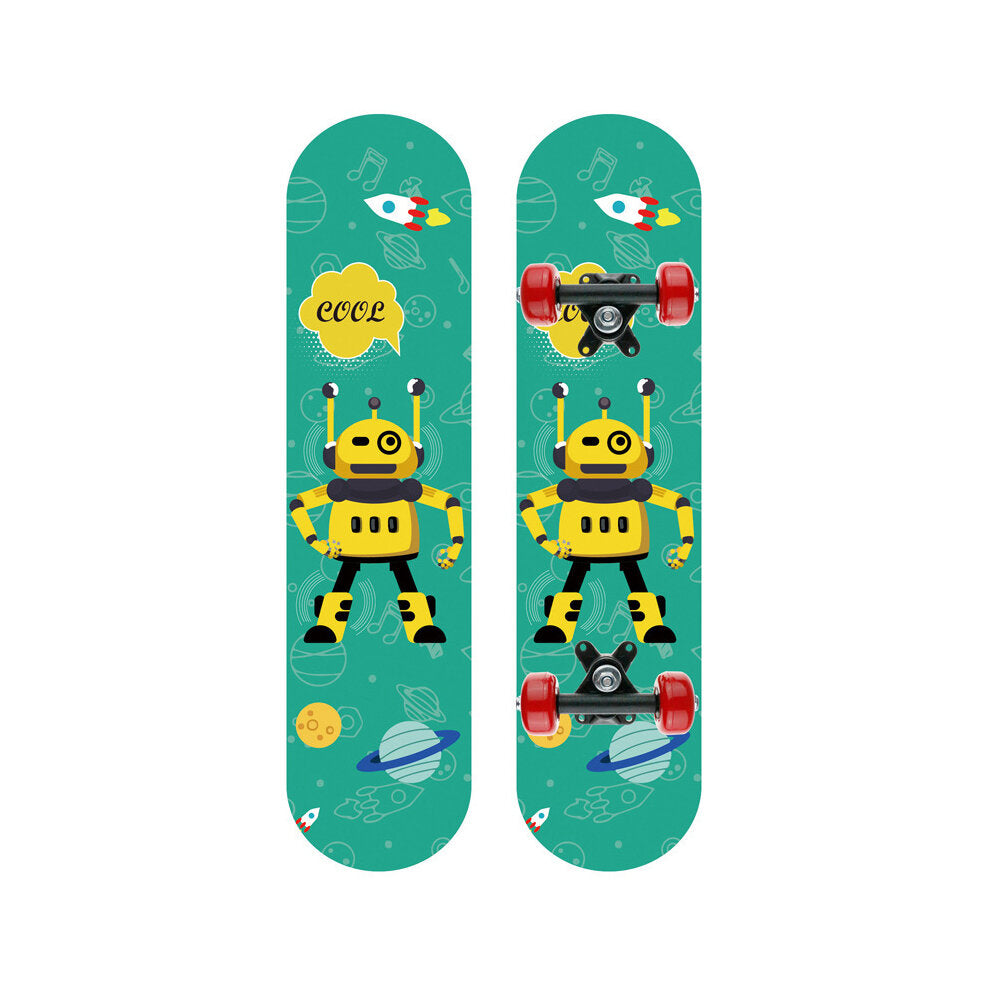 23.5inch Skateboard Natural Maple Complete Skate board Beginner＆Professional for Cruising Carving Free-Style Downhill