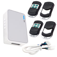 Tubular Motor Rolling Door Remote Control Garage Shutter Door 433Mhz Controller Door Wireless Receiver Set