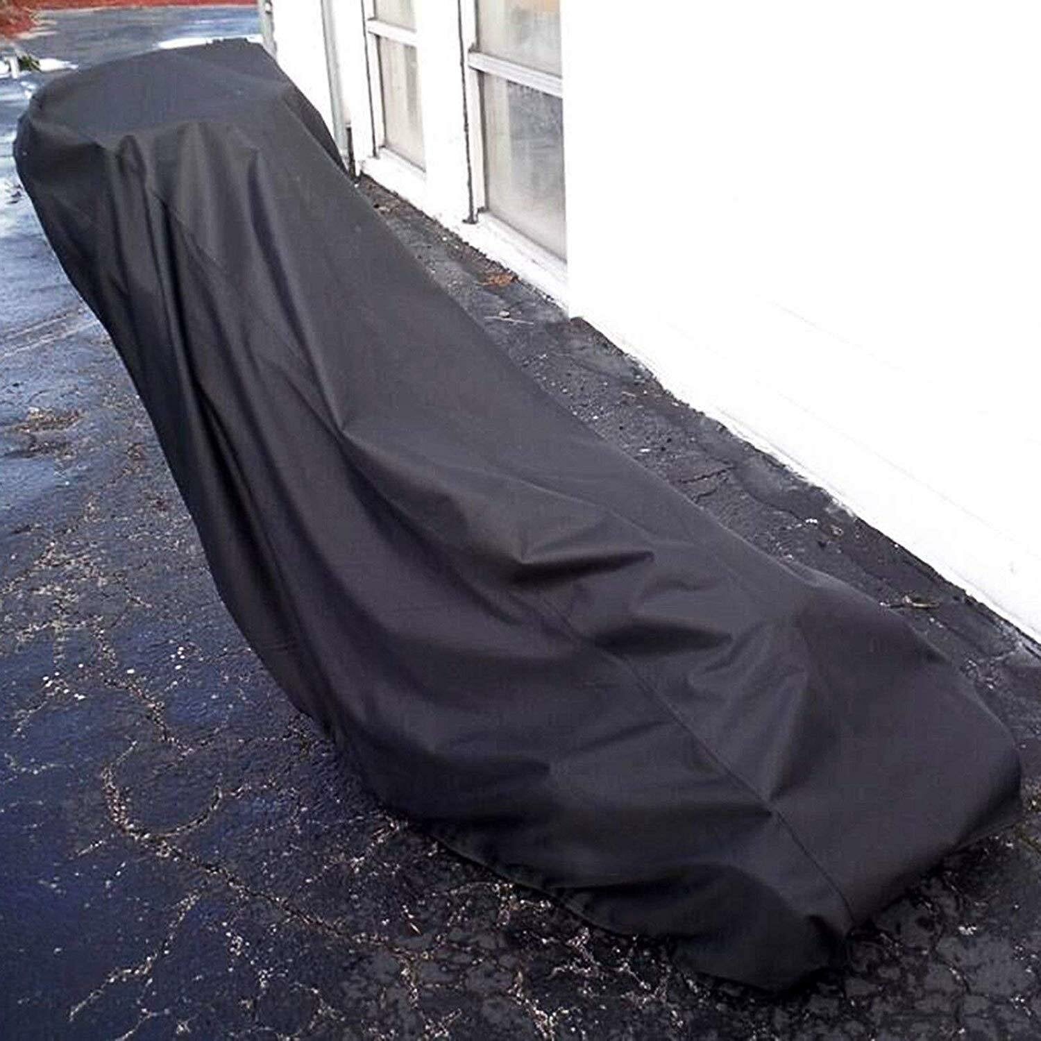 74inch Waterproof Mower Cover Garden Rain Dust Protector Tear Resistant for Electric Reel Push Mowers with Storage Bag