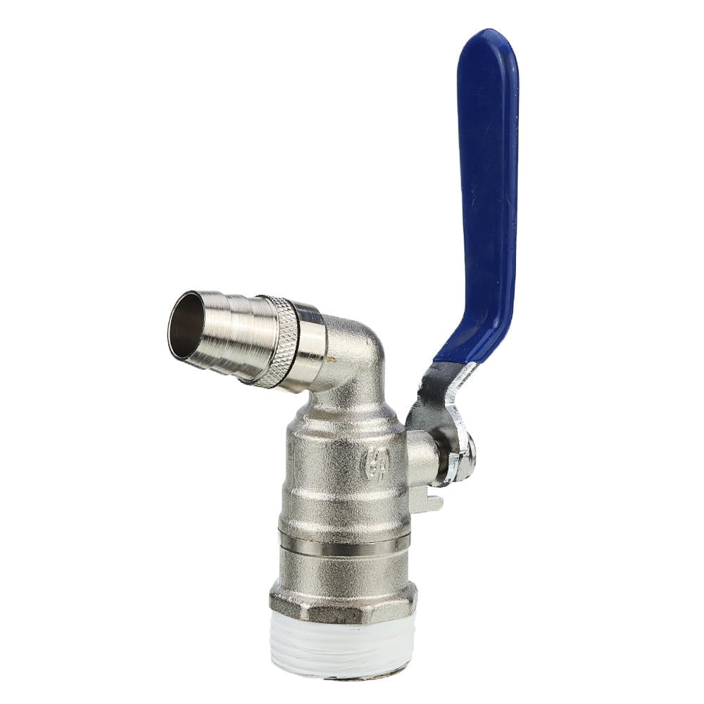 2'' Brass Tank Drain Adapter to 1'' Garden Tap Hose Barb Coupler Coarse Thread Outlet Connector Valve Fitting Parts for Home