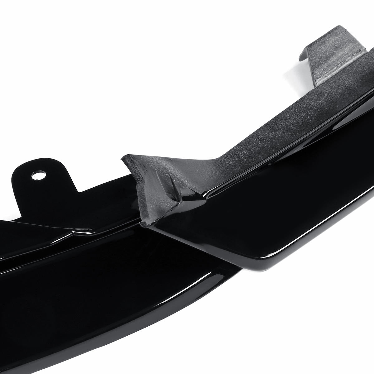 Painted Black Pearl Front Bumper Lip Protector Splitter Kit