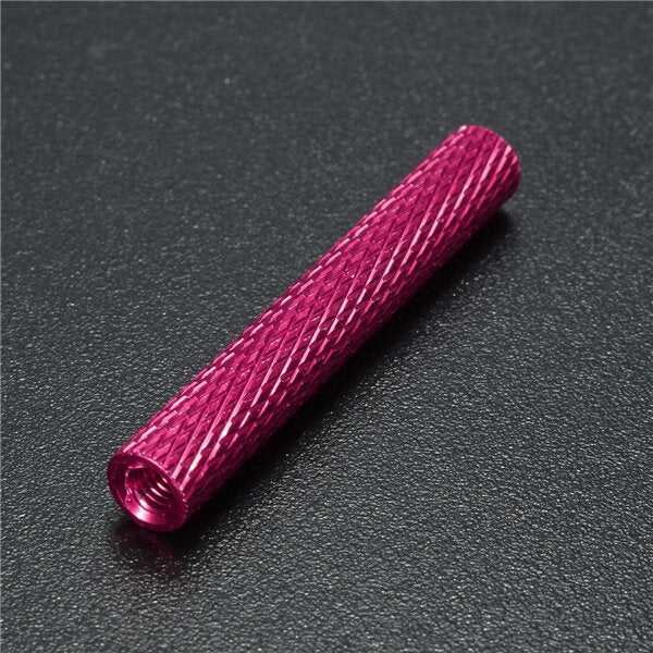 M3AS16 50Pcs M3 30mm Knurled Standoff Bolt Aluminum Alloy 6061 Anodized Spacer Multicolor