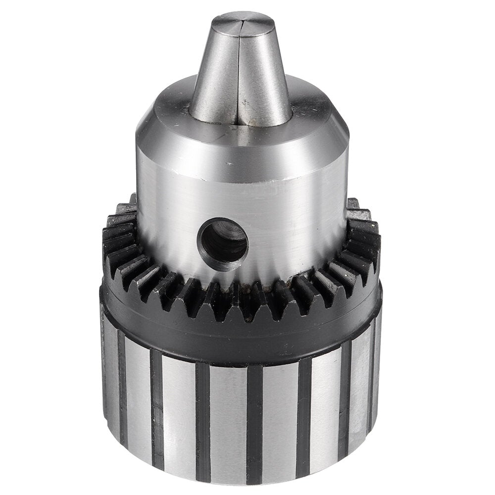 Heavy Duty Lathe Drill Chuck 13mm Capacity with Shank Precision Integrated with Key Whrench