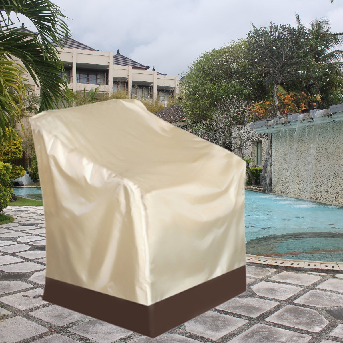 Single High Back Chair Waterproof Protector