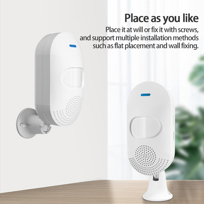 Smart WiFi PIR Motion Sensor Human Body Sensor Wireless Infrared Detector Home Alarm System Work with Alexa Google Home Tuya App
