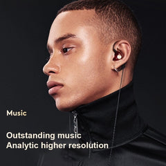 In-Ear Wired Headset Subwoofer 3.5mm Bass Stereo Earbuds Earphones with Microphone
